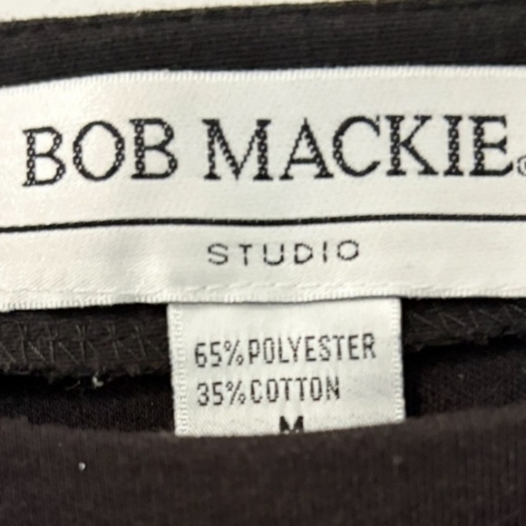 Vintage 90's Black T-Shirt Gold Beading Sequin Bob Mackie | Size Med See Photos - Picture 3 of 7